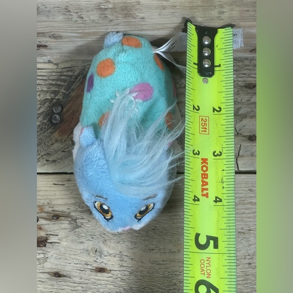 Zhu Zhu Pets Cepia Spin Master Hamster 2017 Blue Polka Dot 5” Sound Movement Toy - Picture 10 of 10